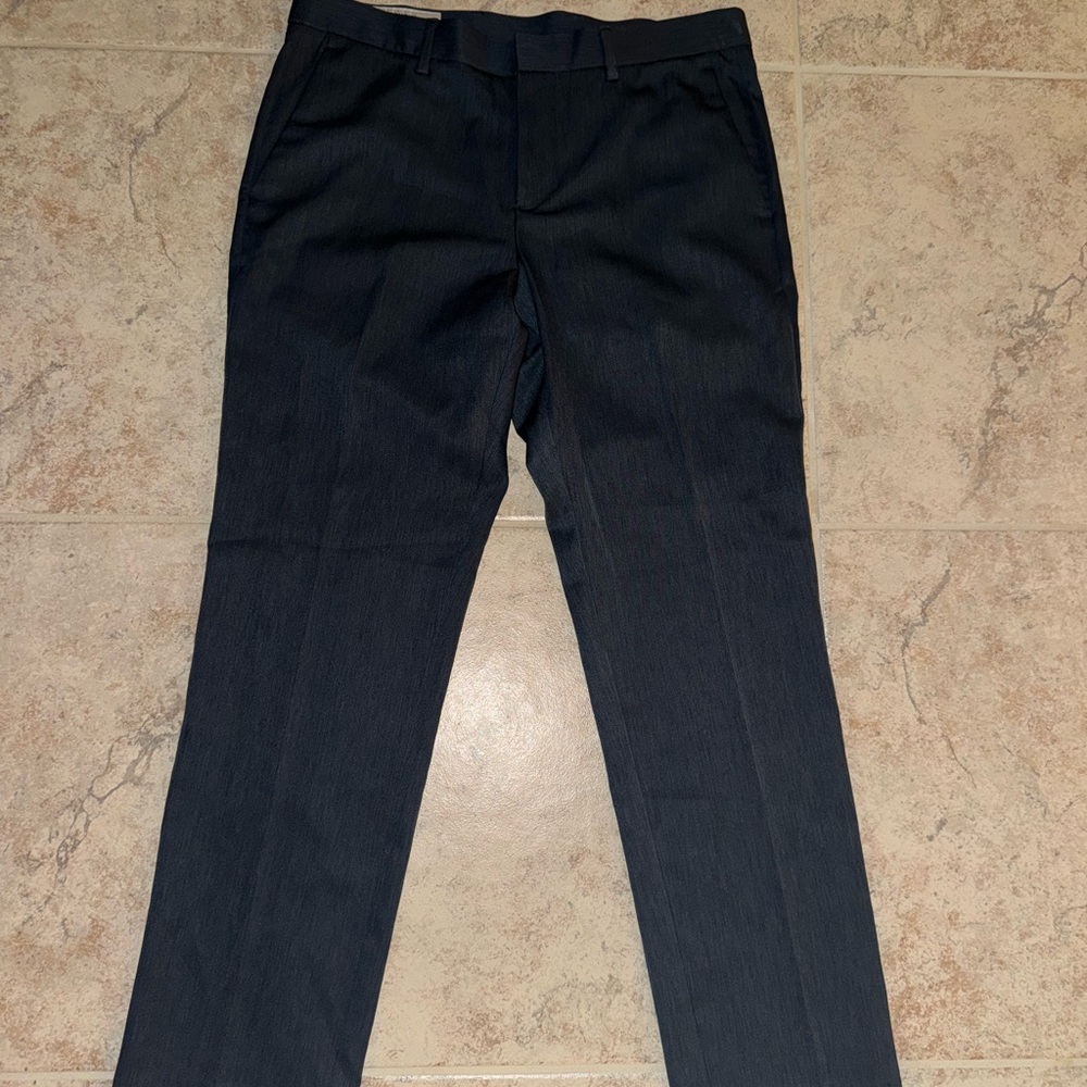 Perry Ellis Portfolio Slim Fit Trousers - Dark Blue